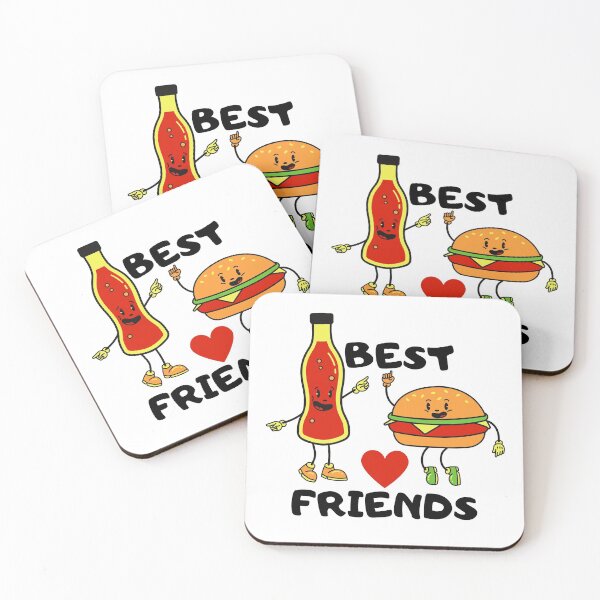 Item preview, Hamburger and drink best friends designed and sold by Jenmag.
