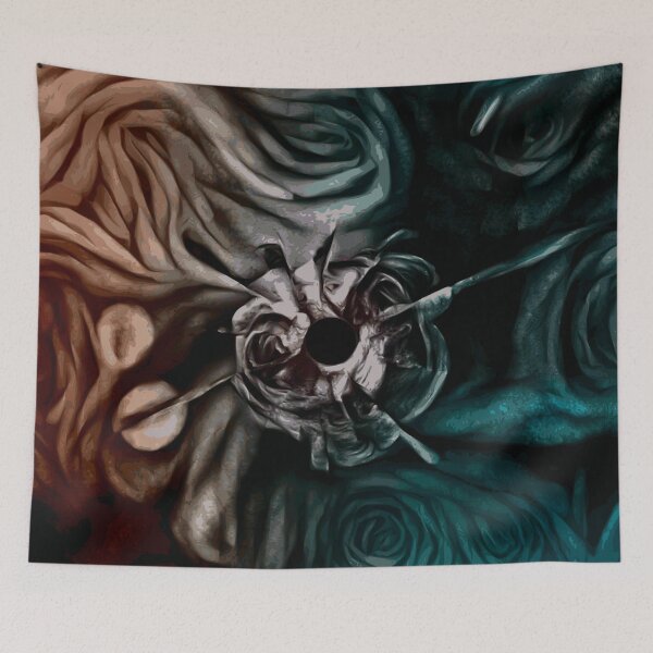 Item preview, Glass Blullet Hole Crack | Abstract Digital Painting designed and sold by Canavas.