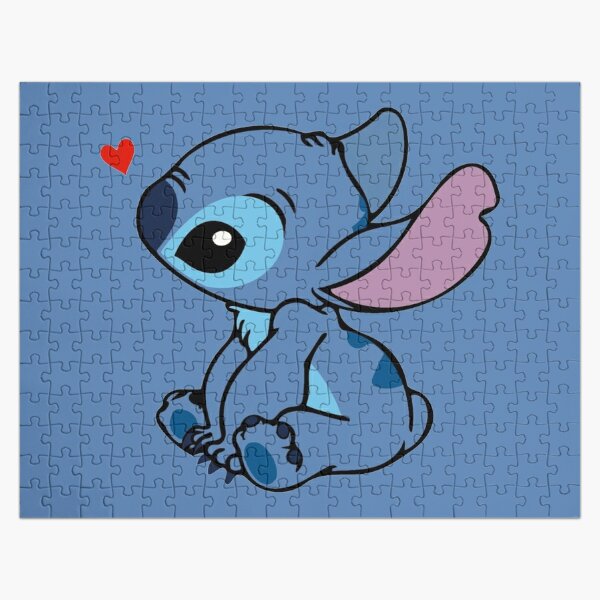 distrito alquiler Negociar Stitch In Love !!" Jigsaw Puzzleundefined by Gaming-Fashion | Redbubble