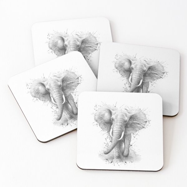 Item preview, Elephant watercolor animals nursery decor  designed and sold by DelzStudio.