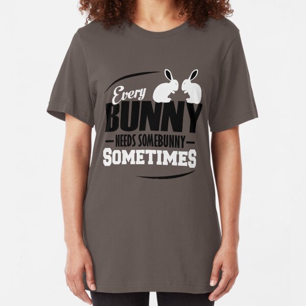 Kaninchen T-Shirt Fit Pumpernickel Fitness Gym workout Hase