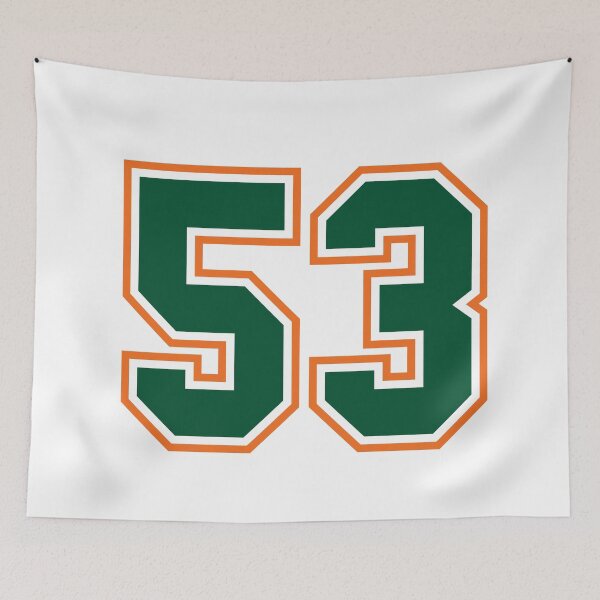 Item preview, Jersey 53 Number. Number fifty-three Straight From Miami designed and sold by Urosek.