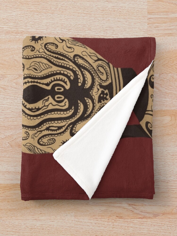 Alternate view of Late Minoan Ceramics Throw Blanket