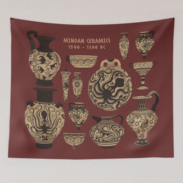 Item preview, Late Minoan Ceramics designed and sold by flaroh.