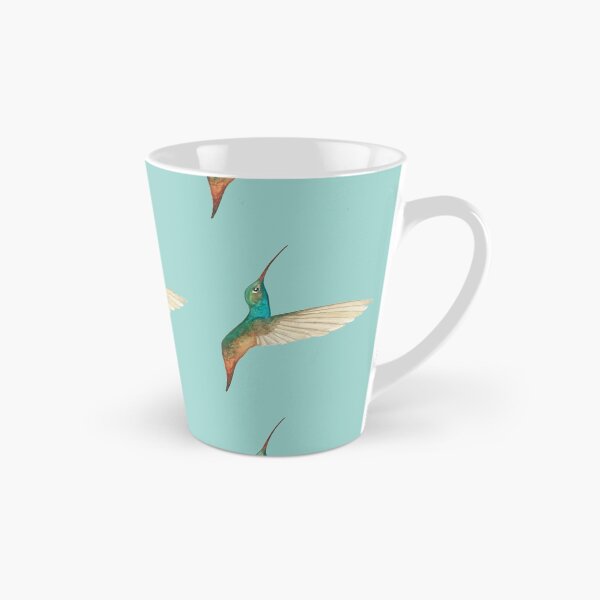 Item preview, Rufous-tailed Hummingbird on Light Aqua Background designed and sold by Christiane Dobbins.