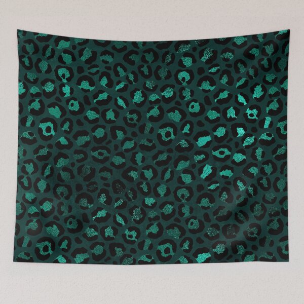 Item preview, Green Leopard Print Pattern designed and sold by RougeAtelier.