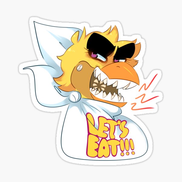 Funtime Chica Sticker for Sale by pastelcandycane