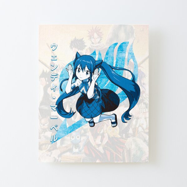 Fairy Tail - Wendy Marvell Lámina montada de lienzo