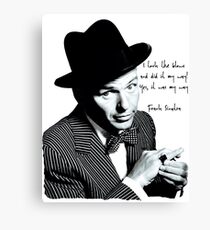 Frank Sinatra Canvas Print