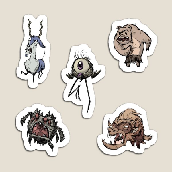 Item preview, Don't starve fan art creatures five in one 10 designed and sold by VincentHL.