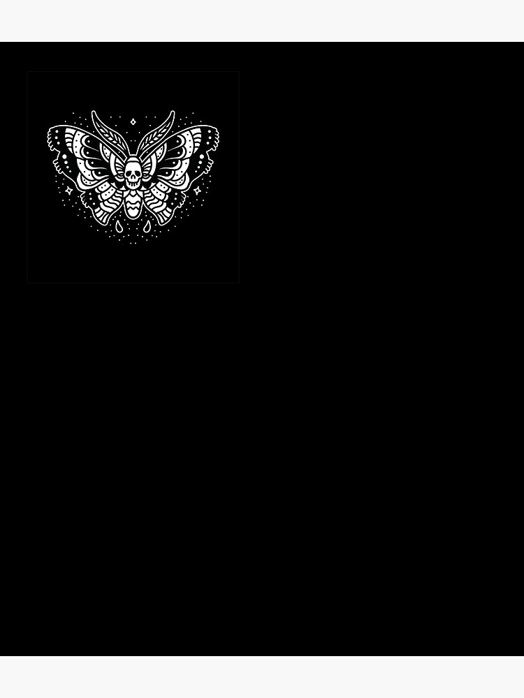 Death Head Moth (Tattoo Style) by SiddharthaMoon