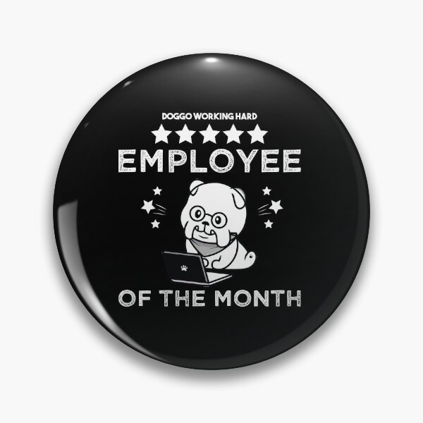 Item preview, Work From Home Employee Of The Month Cute Dog Cool Dog Working Hard Retro Vintage Quarantined Funny Gift for Mom Dad Man Woman Sister Brother. designed and sold by Van-Tees.