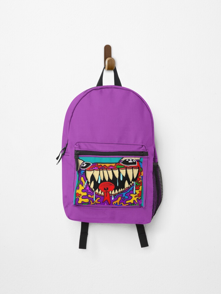 Thumbnail 1 of 3, Backpack, Monstro! designed and sold by michaelkivett.