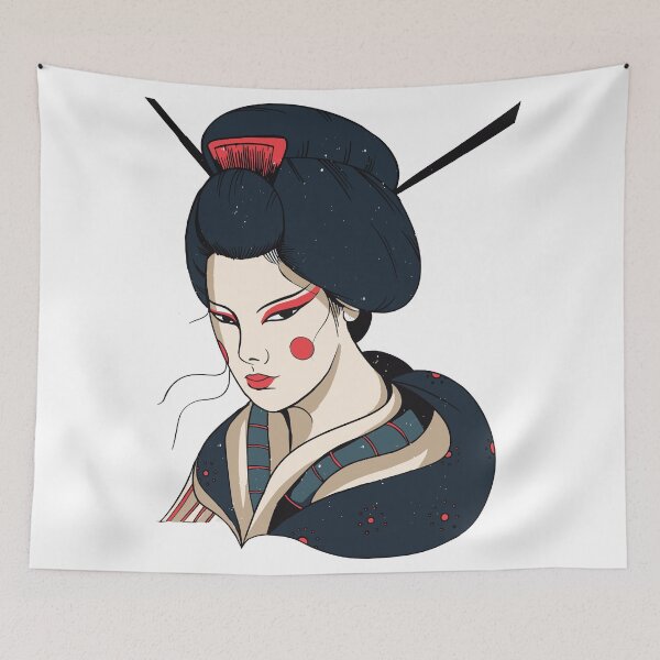 Item preview, Geisha cartoon. designed and sold by emphatic.