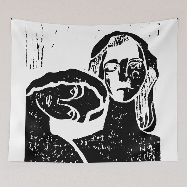 Item preview, Drawing of a two girls designed and sold by h-and-c.