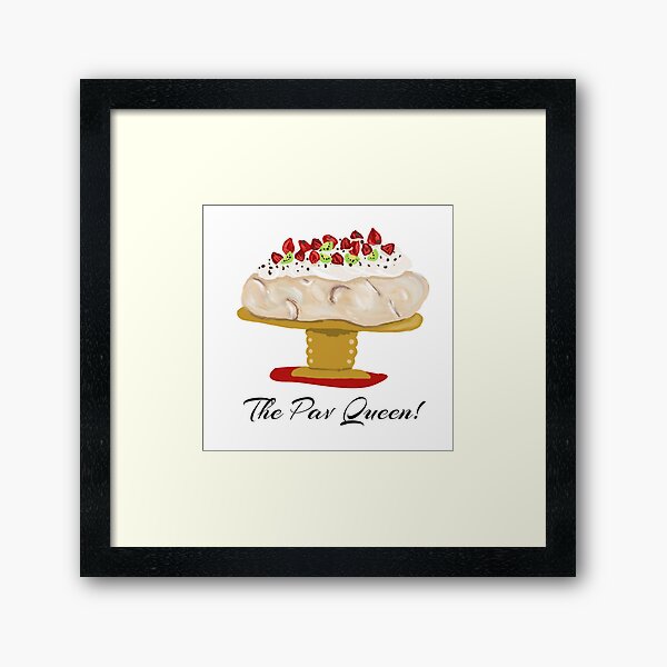 The Pavlova Queen Framed Art Print