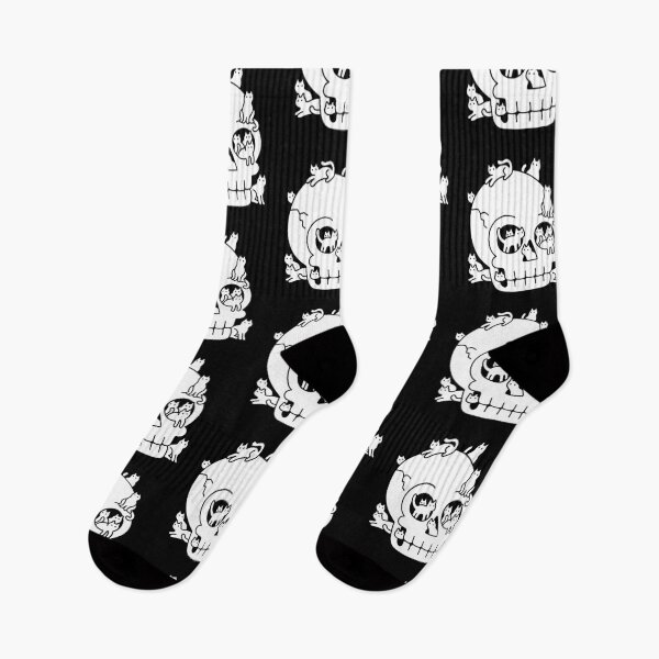 Item preview, Skull is Full of Cats Doodle designed and sold by obinsun.