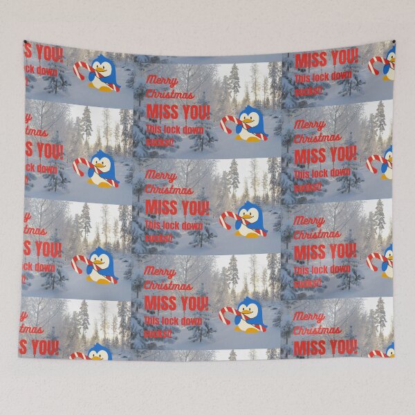 Item preview, Merry Christmas, MISS YOU. this lockdown sucks! designed and sold by NomadMessenger.