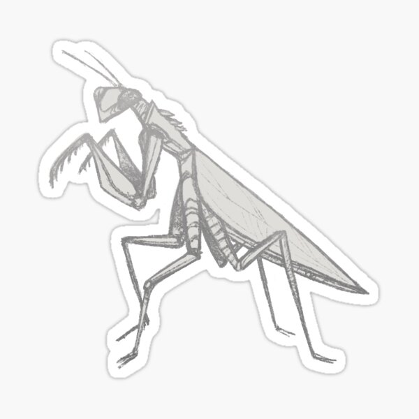 Item preview, spooky mantis designed and sold by R.J.MACC || Art and Design.