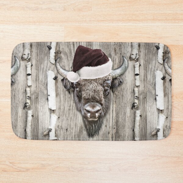 Item preview, Christmas Bison / Cabin Christmas / Cottagecore / Hygge Home / Scandi designed and sold by artenvironments.