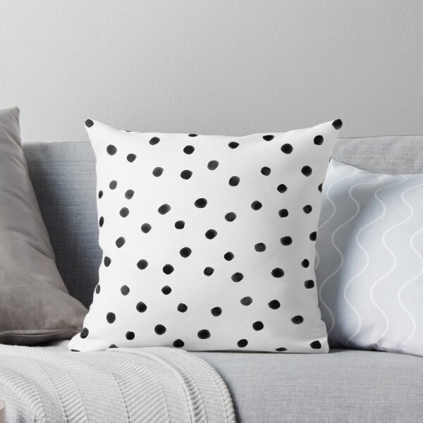 Item preview, Watercolor Polka Dot (black/white) designed and sold by Design Minds Boutique.