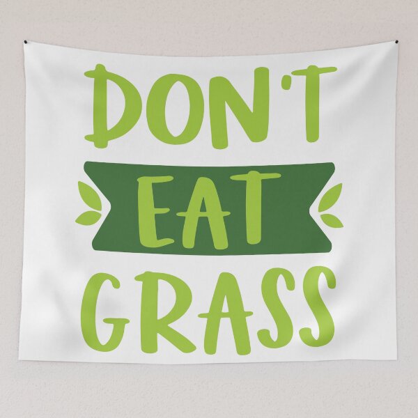 Item preview, Don't Eat Grass Funny designed and sold by AnastasiaDesign.