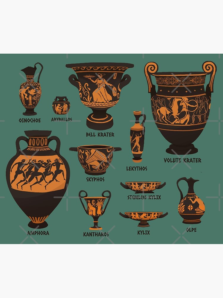 Ancient Greek Pottery by flaroh