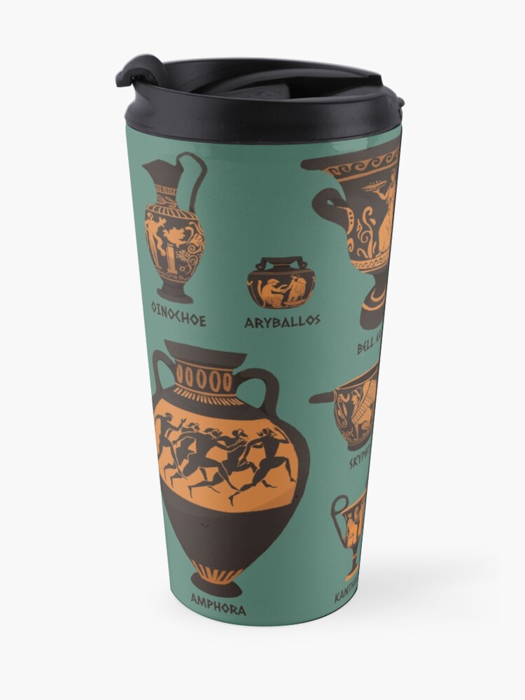 Alternate view of Ancient Greek Pottery Travel Mug