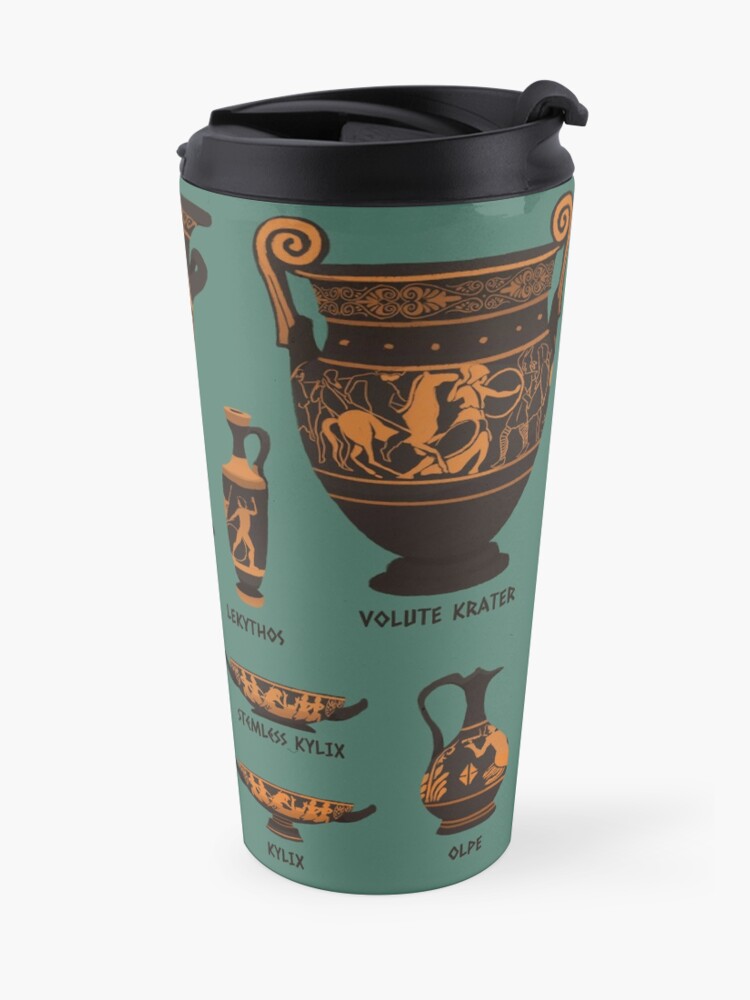 Alternate view of Ancient Greek Pottery Travel Mug