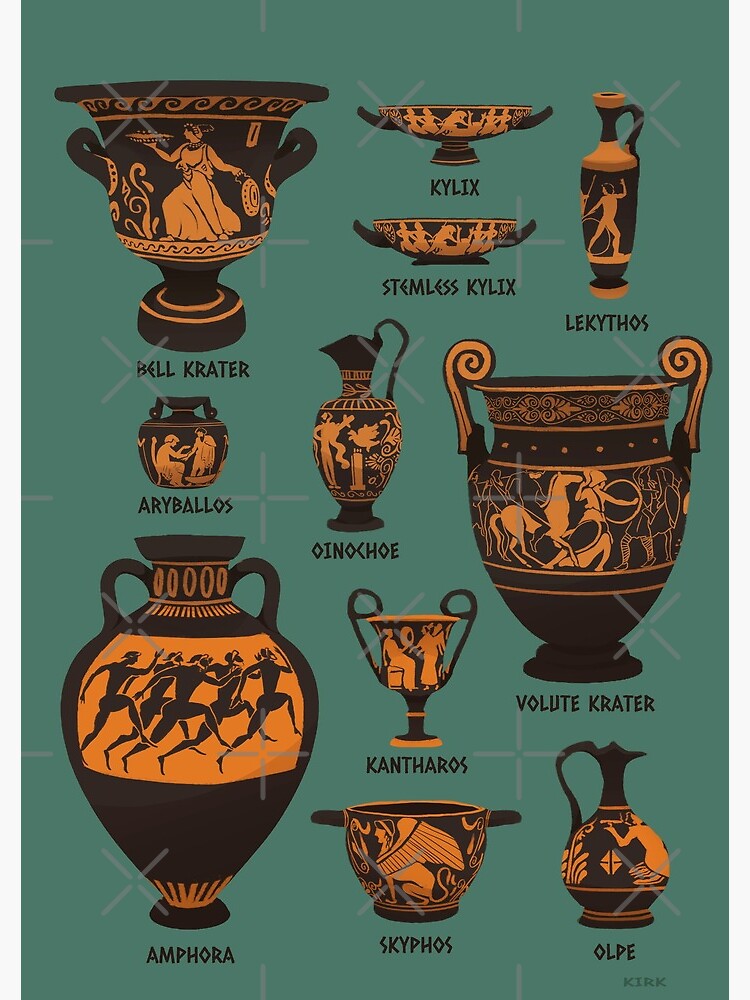Ancient Greek Pottery by flaroh