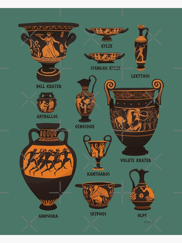 Ancient Greek Pottery by flaroh