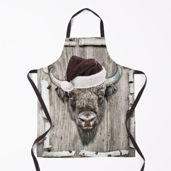Item preview, Christmas Bison / Cabin Christmas / Cottagecore / Hygge Home / Scandi designed and sold by artenvironments.