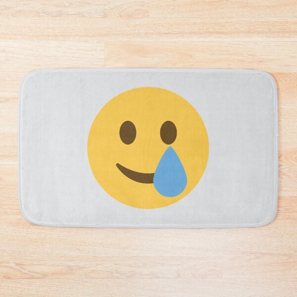 Item preview, Smiling Face With Tear designed and sold by Stitchmoji.