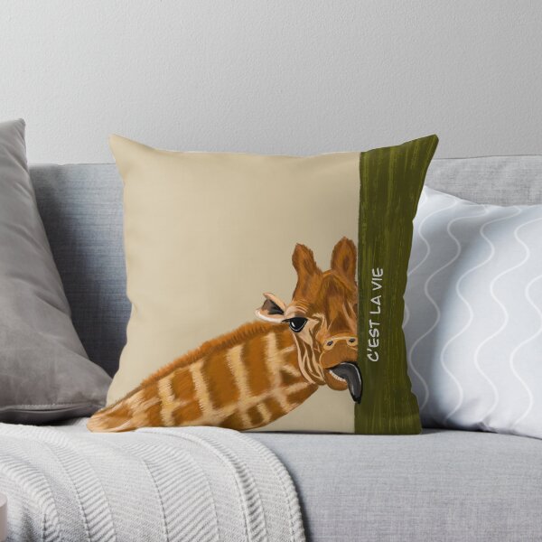 C'est la vie Throw Pillow