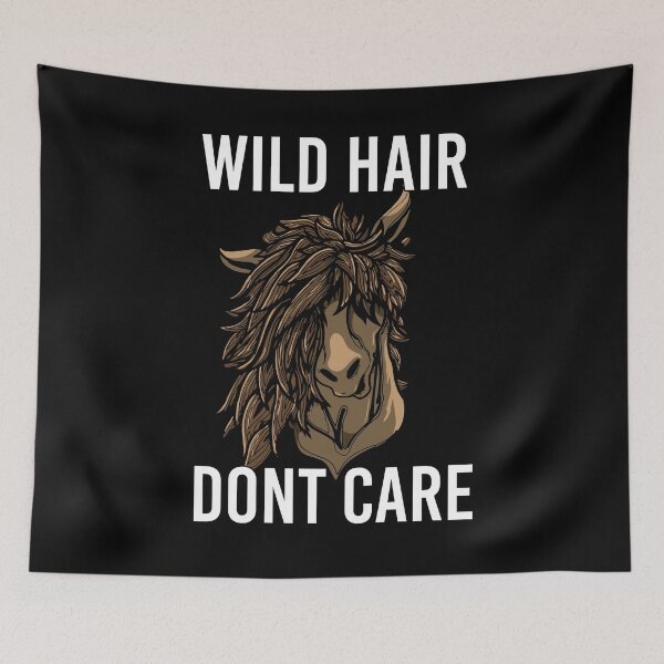 Item preview, Horse Wild Hair Don't Care Funny Barn Hair designed and sold by BornDesign.