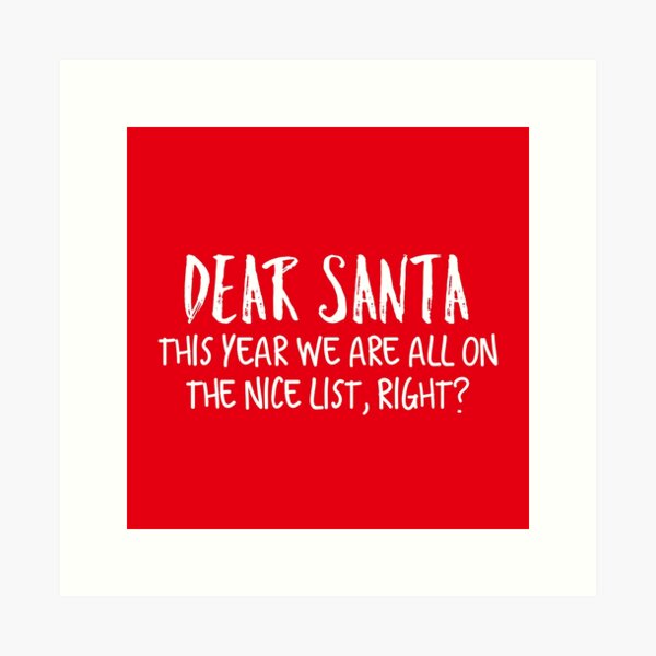 Item preview, Dear Santa designed and sold by meleyart.