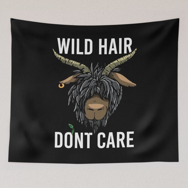 Item preview, Goat Wild Hair Don't Care Funny Farmer designed and sold by BornDesign.