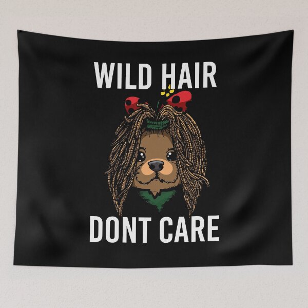 Item preview, Shih tzu Wild Hair Don't Care Funny Shihtzu Lover designed and sold by BornDesign.