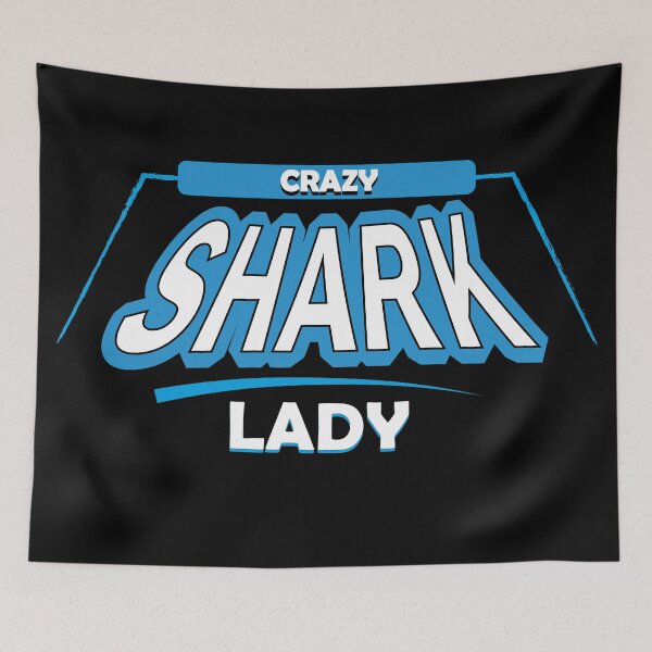 Item preview, Crazy shark lady designed and sold by YAHIA-14.