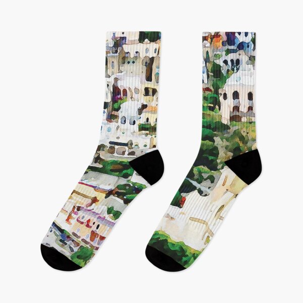 Item preview, The beautiful Amalfi Coast in Italy. Watercolour effect. designed and sold by Gerald Waters.