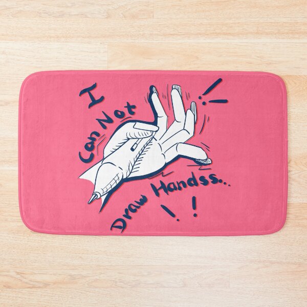 Item preview, I cannot draw hands -pink designed and sold by theinkypensieve.