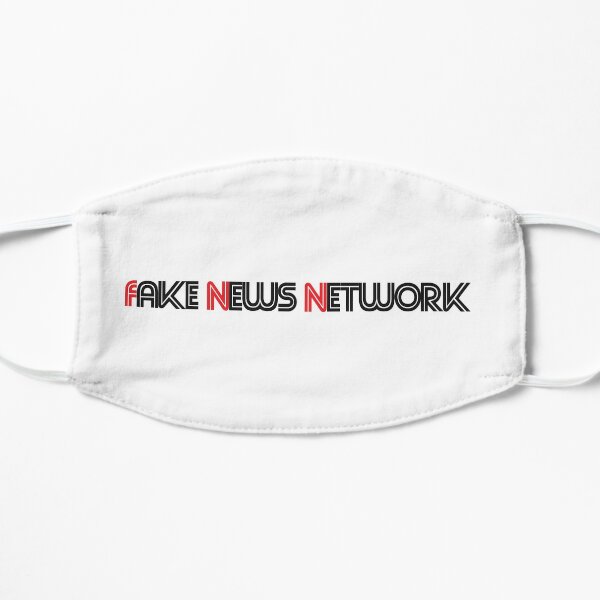 Fake News Network  Flat Mask