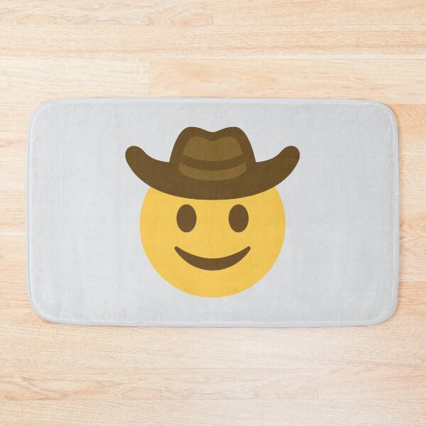 Item preview, Cowboy Hat Face designed and sold by Stitchmoji.