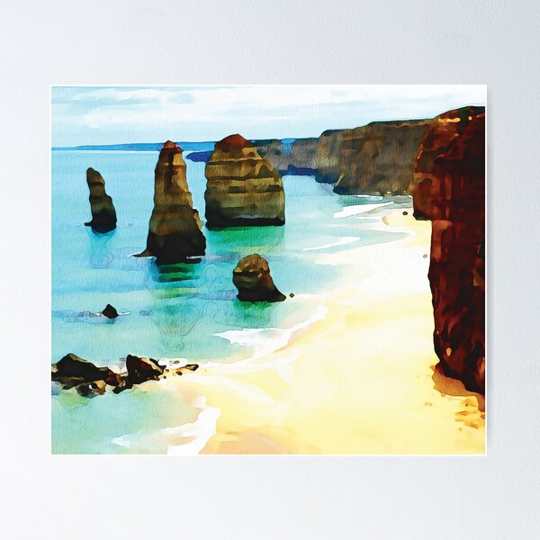 Item preview, The 12 Apostles at The Great Ocean Road Victoria, Australia designed and sold by Gerald Waters.