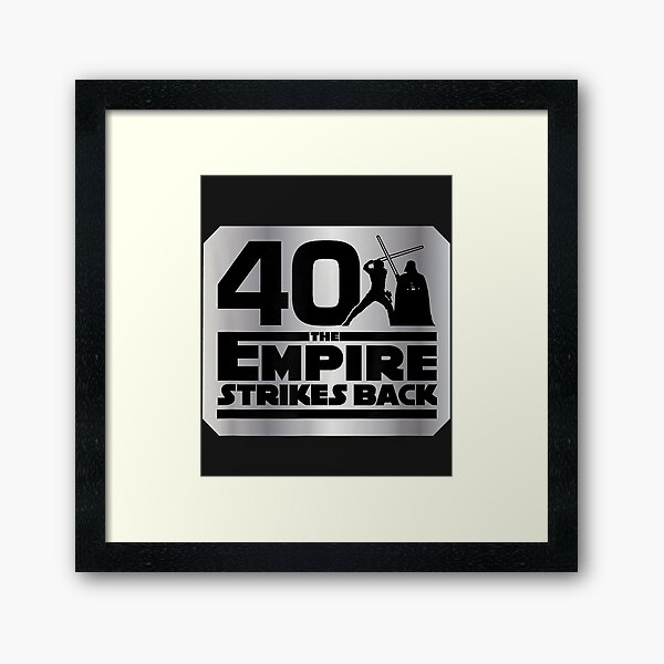The Empire Strikes Back 40th Anniversary Framed Art Print