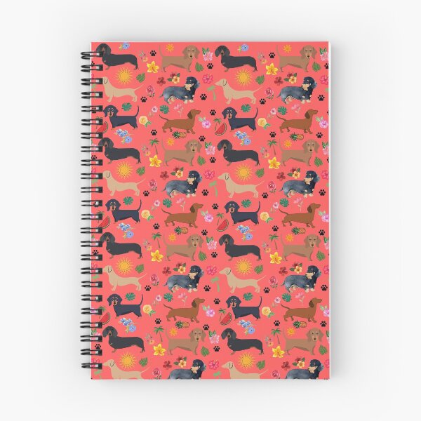 Item preview, Tropical dachshund pattern and melons designed and sold by TheDachshund.