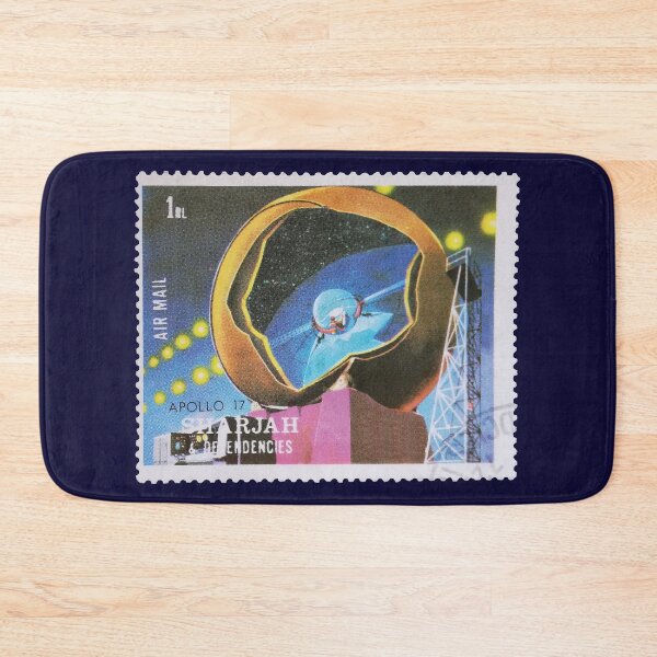 Item preview, Airmail Apollo 17 Space Vintage Stamp designed and sold by StampCollection.