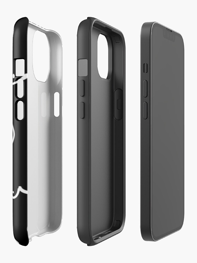 Coque iPhone for Sale avec l'œuvre « Dessin noir et blanc de seins