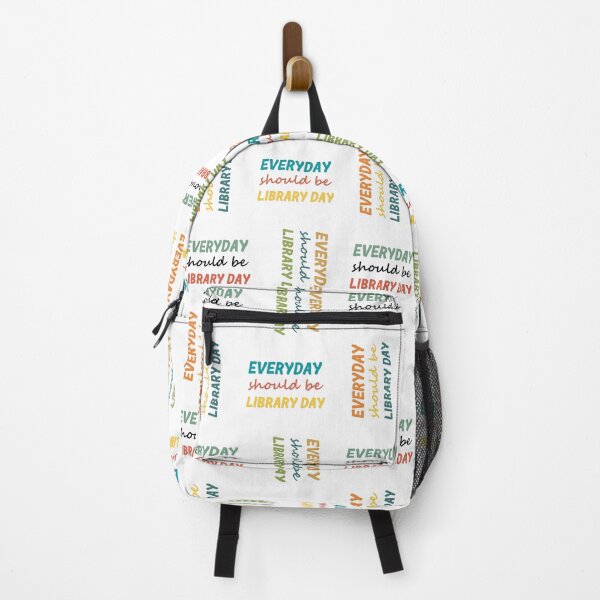 Item preview, EVERYDAY SHOULD BE LIBRARY DAY COLORFUL TEXT designed and sold by Cr1sV.