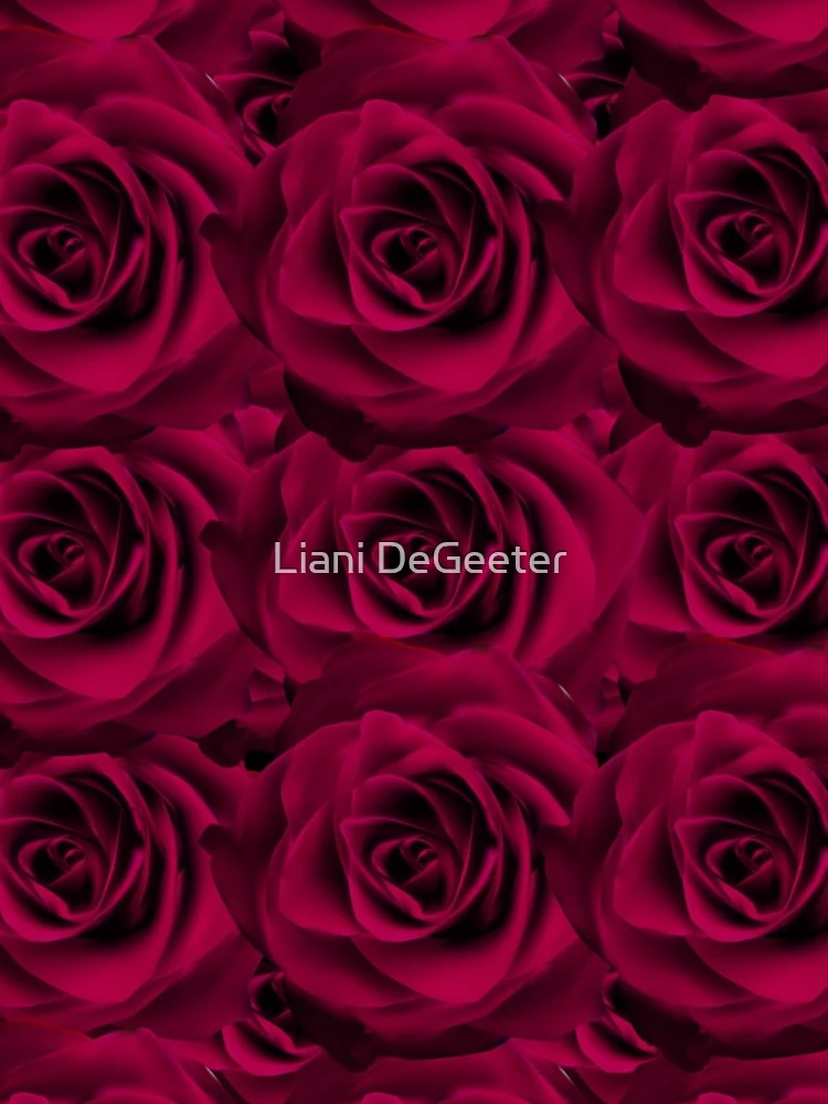 Thumbnail 4 of 4, iPhone Case, Samba Red Roses designed and sold by Liani DeGeeter.
